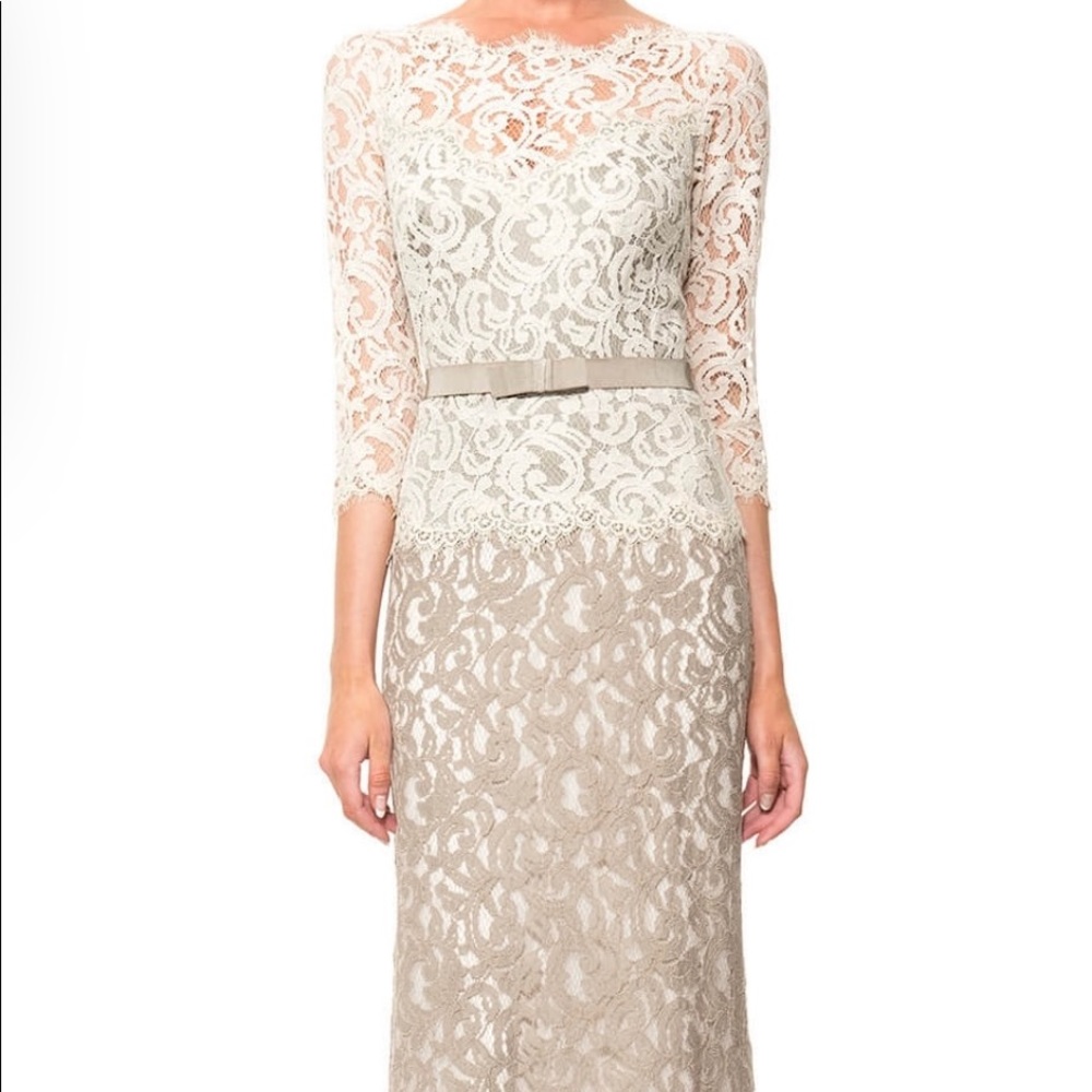 Tadashi Shoji Lace Evening Gown